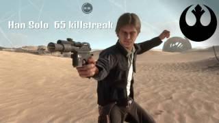 Star Wars Battlefront Han Solo 65 killstreak