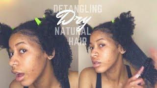 How I Detangle My Natural Hair Before Washing