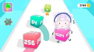 숫자큐브 들고 합체하며 달려요! Merge Numbers Gang Game