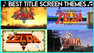 Top 10 Best Zelda Title Screen Themes (1986-2020) feat. Croton