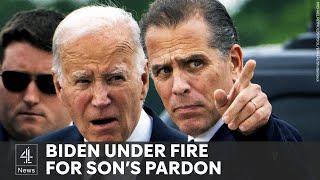 White House defends Joe Biden’s Hunter pardon