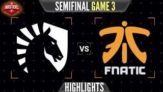 Liquid vs Fnatic (Mirage) SemiFinal iBUYPOWER Masters 2019