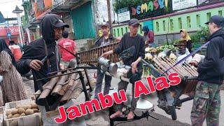 Cover Pengamen Pasar Viral JAMBU ALAS ! SAYANGE WIS DUWE BOJO  Versi Angklung Jaranan Mberot