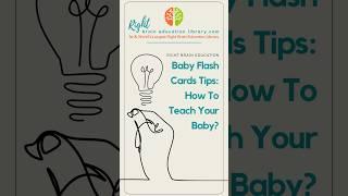 Baby Flash Cards Teaching Tips  #rightbraineducation  #montessoriactivity