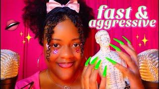 ASMR | Fast & Aggressive Mouth Sounds & Tapping at 100% Sensitivity  (SO GOOD!!!)