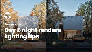 Day & night rendering: light setting best practices for stunning results | Twinmotion Tutorial