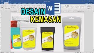 Cara Membuat Desain Kemasan Menggunakan Microsoft Word | Membuat Label Makanan