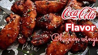 COCA-COLA FLAVOR Chicken Wings with SESAME SEEDS