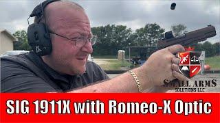 Sig 1911X with Romeo-X Optic