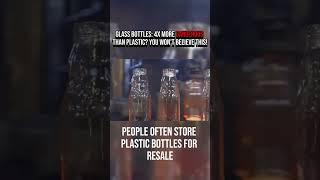 Glass bottles, more dangerous than plastic?