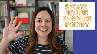 Phonics Poems for a Kindergarten, First and Second Grade Classroom // 5 ways to use phonics poetry