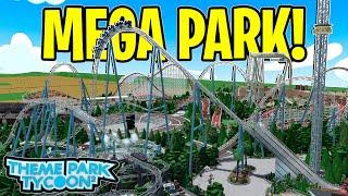 This Theme Park Tycoon 2 Mega Park Is INCREDIBLE...