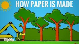 How paper is made animation