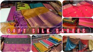 Diwali silk sarees collections in madurai || Saravana store pattu sarees || Soft silk,Tissue silk