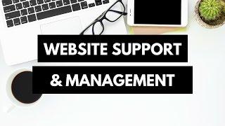 Website Support & Management.