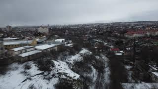 Видеосъемка с дрона горы  Симферополь 2022 Луговое. Чокурча. Полет. Drone video snow time lapse 4k