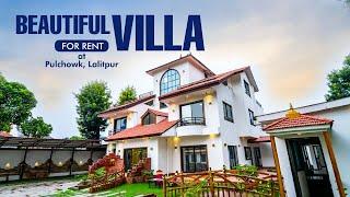 RENTED OUT Touring One Of the Beautiful Villa In Kathmandu Lalitpur || House Tour 018||NRES|