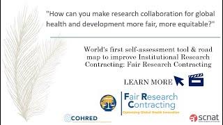 Launching Fair Research Contracting - A Self Assessment Tool