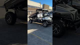 Crossfire Cargo E10Electric UTV side by side  Tray demo