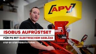 APV video tutorial: Isobus upgrade kit for airseeders with electric fan