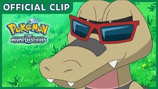 Krokorok Loses Its Sunglasses! | Pokémon: BW Rival Destinies | Official Clip