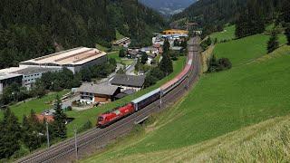 ÖBB 1216 015 mit EC 83 nach Rimini in Wolf am Brenner