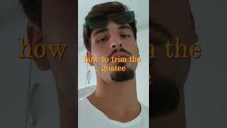 how to trim the goatee #styleology #beard #beardstyle #beards  #fashion #glowup