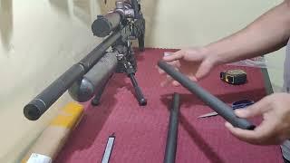 Unboxing Carbon fiber tube,replacement for aluminum barrel shroud #airgun #tactical #pcp #airrifles