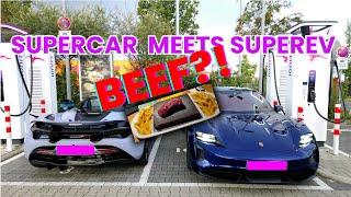 [ASMR & VLOG] Porsche Taycan Turbo 680HP - Supercar meets SuperEv and there's beef!