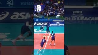 Did N’gapeth learn from Haikyuu?  #shorts #volleyball #haikyuu