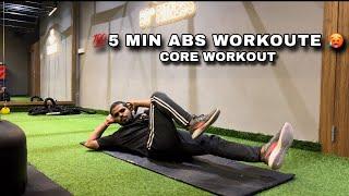  5 MIN  ABS WORKOUT // gym workout in home