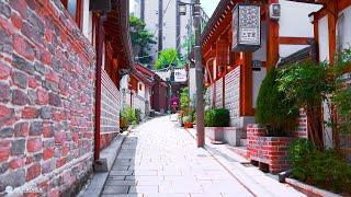 [4K HDR] 서촌 아이유 앨범 자켓 촬영지 대오서점 통인시장 경북궁역  Seochon IU's album jacket shooting location, Tongin Market