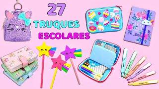 27 ARTESANATOS DIY INTERESSANTES PARA A ESCOLA