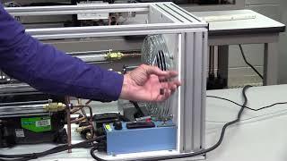 HVAC 039 B refrigeration cycle with sight glass