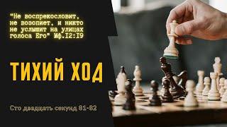 ТИХИЙ ХОД. Мф.12:15-21 // Сто двадцать секунд 81-82