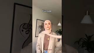 how muslims girls wear hijab around the world|go check part 2| #shorts
