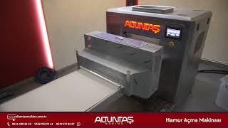 Altuntaş Makina - Hamur Açma ve Serme Kesme Makinası