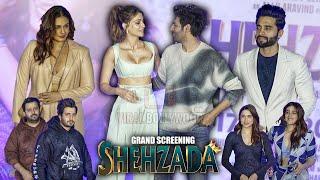 Celebrities arrives at Shehzada Movie GRAND Screening | Kartik, Kriti, Huma, Jackky And Other’s