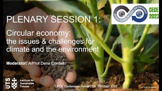 Circular economy: the issues & challenges for climate and the environment - Dana Cordell