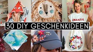 30 DIY Geschenkideen für Ihn, für Sie, die beste Freundin, Kinder, den Freund / Mann zu Weihnachten