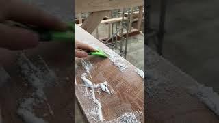 Frozen #shorts #woodworking #diy #carpentry #tools #carpenters #nailgun #mafell #asmr #tradesman