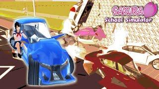 Crashing all compact cars | Sakura School Simulator