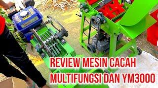 Review Perbedaan Sistim Kerja Mesin Cacah rumput Multifungsi Dan Ym3000 Dinamo