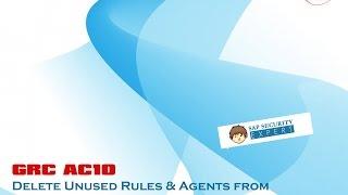 GRC 10 - Delete unused Rules & Agents in MSMP Workflows