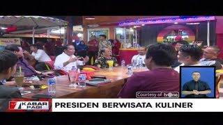 Jokowi Wisata Kuliner Jajanan di Dharmasraya, Pedagang Kasih Kejutan