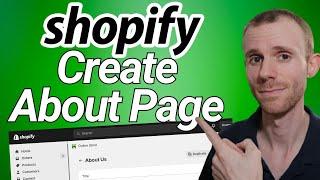 How to Create an About Us Shopify (Tutorial)