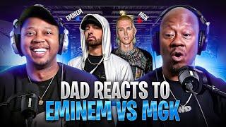 Dad Reacts to Eminem vs MGK Beef