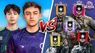 Beaulo & Spoit 2v5 Every Rank In Rainbow Six Siege