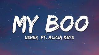 Usher - My Boo (Lyrics) ft. Alicia Keys