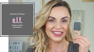 Review of e.l.f Flawless Finish Foundation|| Foundation Friday - Elle Leary Artistry